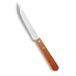 cuchillo de madera para cocina, hoja de acero inoxidable