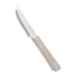 cuchillo de cocina beige mango plastico decorado marmol esencia martinazzo